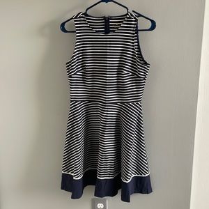 EUC fit and flare Kate spade striped dress